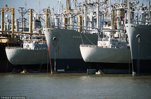 Những tàu chiến hoen gỉ trong Hạm đội Dự trữ Quốc phòng Quốc gia của Mỹ