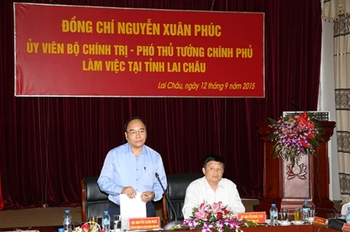 Phó Thủ tướng Nguyễn Xuân Phúc làm việc tại Lai Châu 