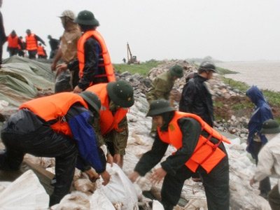 Huy động 124.382 lượt cán bộ, chiến sĩ tham gia phòng, chống, khắc phục hậu quả thiên tai