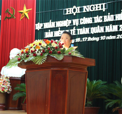 Khai giảng lớp tập huấn nghiệp vụ công tác BHXH, BHYT toàn quân năm 2012