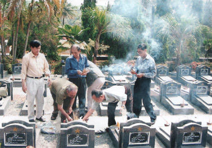 Cựu chiến binh nặng lòng với đồng đội