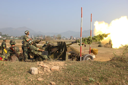 Diễn tập 1 bên 2 cấp