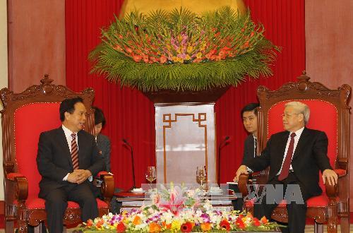 Tổng bí thư Nguyễn Phú Trọng tiếp Đoàn đại biểu Đảng Cộng sản Trung Quốc