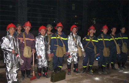 Huấn luyện tốt để đánh thắng “giặc lửa”