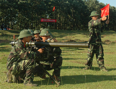 Cải tiến giá chuẩn bị phần tử bắn đêm súng ĐKZ