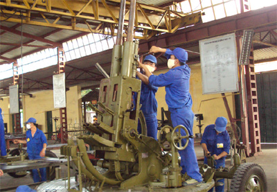 Công nghệ nhiệt luyện nòng pháo