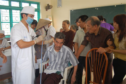 Khám bệnh, cấp thuốc miễn phí tại Bắc Ninh