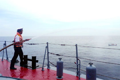 Kết thúc đợt tuần tra liên hợp lần thứ 13 Việt Nam-Trung Quốc