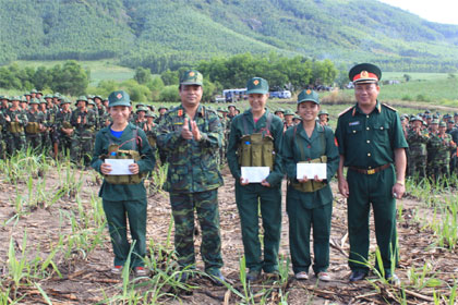 Sư đoàn 307 hoàn thành tốt diễn tập ĐV - 12