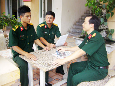 Bản lĩnh chiến sĩ trước hiểm nguy