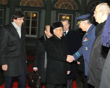 Hoạt động của Tổng bí thư Nguyễn Phú Trọng tại Vương quốc Bỉ