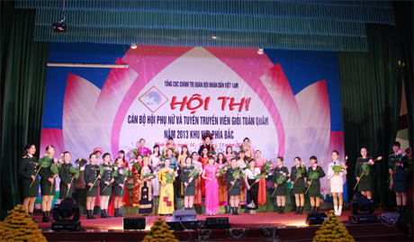 Khai mạc Hội thi Phụ nữ và Tuyên truyền viên giỏi toàn quân khu vực phía Bắc năm 2013