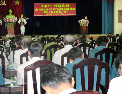 Đồng Nai: Tập huấn xây dựng và hoạt động của khu vực phòng thủ