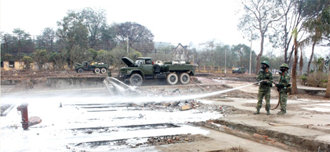 Xử lý an toàn môi trường khu vực cháy, nổ  