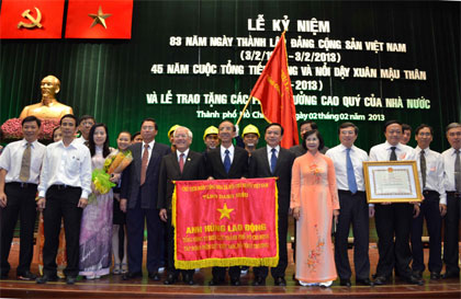 TP Hồ Chí Minh mít tinh kỷ niệm 83 năm ngày thành lập Đảng Cộng sản Việt Nam