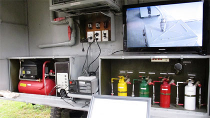 Phòng huấn luyện vũ khí hủy diệt lớn cơ động