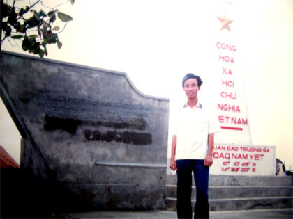 Người thiết kế cột mốc chủ quyền Trường Sa