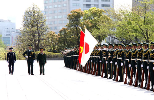 Tăng cường quan hệ hợp tác quốc phòng Việt Nam-Nhật Bản