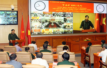 Tăng cường xây dựng và hoạt động khu vực phòng thủ vững chắc