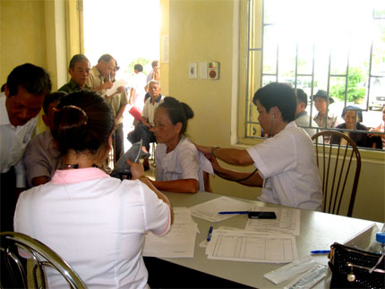 Khám chữa bệnh, cấp thuốc miễn phí cho đối tượng chính sách