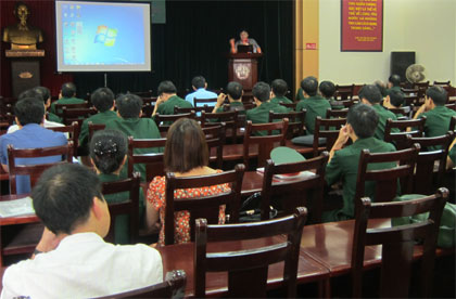 Hội nghị thông tin khoa học kỹ thuật quân sự toàn quân các đơn vị phía Bắc