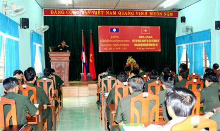 Khai mạc lớp tập huấn Lịch sử Quân sự cho cán bộ Quân đội Nhân dân Lào