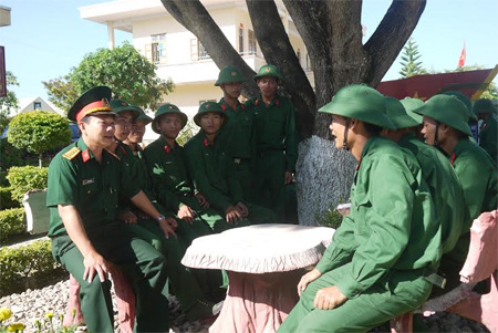 Niềm vui lính mới Gio An