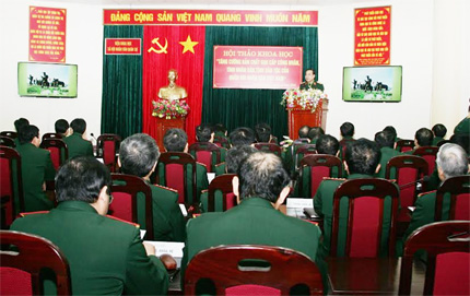 “Tăng cường bản chất giai cấp công nhân, tính nhân dân, tính dân tộc của Quân đội nhân dân Việt Nam”