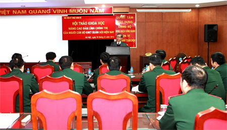 Nâng cao bản lĩnh chính trị của người cán bộ khoa học kỹ thuật Quân đội hiện nay