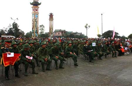 Háo hức chờ ngày tòng quân