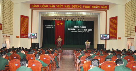 Quân đoàn 3: Tập huấn công tác Đảng, công tác chính trị năm 2014