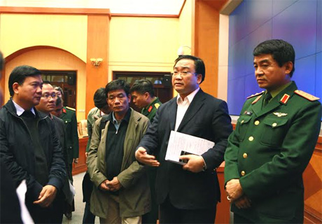 Phó Thủ tướng Hoàng Trung Hải chỉ đạo việc tổ chức TKCN máy bay của Malaysia mất tích