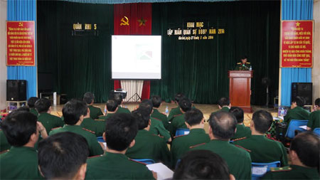 Tập huấn quân sự Bộ đội Biên phòng Quân khu 5