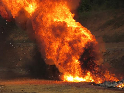 Quảng Bình: Xử lý an toàn 841kg thuốc nổ