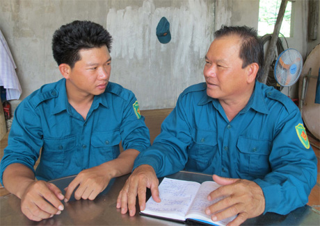 Hai bố con bắt gọn tội phạm