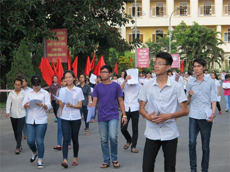 Điểm chuẩn tuyển sinh vào đào tạo trong các trường quân đội năm 2014