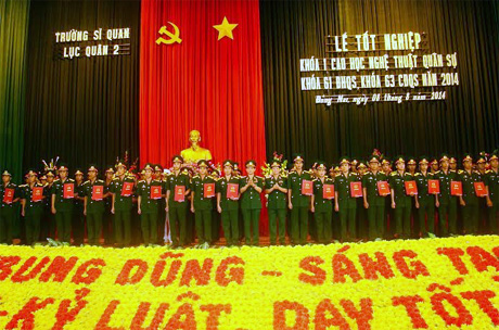 Trường Đại học Nguyễn Huệ: Bế giảng Khóa 1 cao học ngành Nghệ thuật quân sự