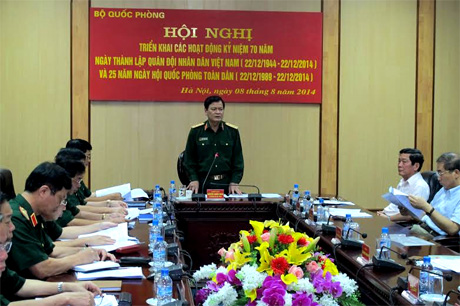 Triển khai 6 nhóm hoạt động kỷ niệm 70 năm thành lập QĐND Việt Nam