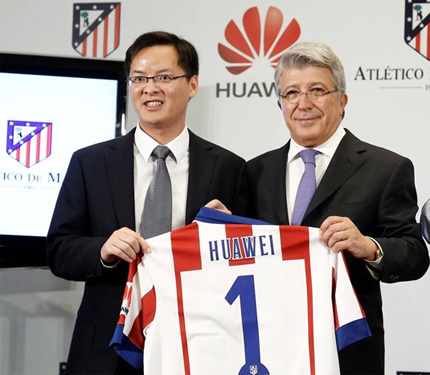 Huawei trở thành đối tác toàn cầu của Câu lạc bộ Atlético de Madrid