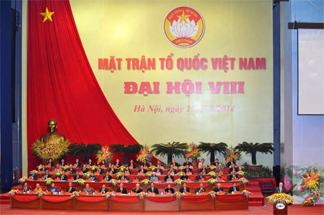 Khai mạc trọng thể Đại hội đại biểu toàn quốc MTTQ Việt Nam lần thứ VIII