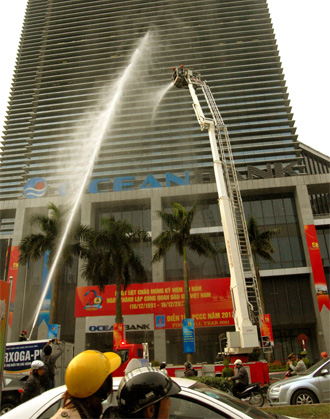 Phối hợp giữa công an và quân đội trong phòng cháy, chữa cháy