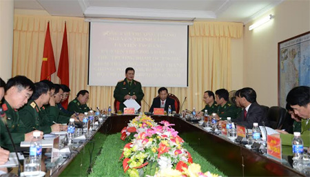 Thượng tướng Nguyễn Thành Cung thăm làm việc tại BĐBP tỉnh Quảng Ninh