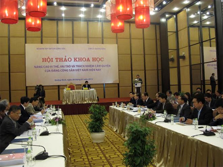 Nâng cao vị thế, vai trò và trách nhiệm cầm quyền của Đảng Cộng sản Việt Nam