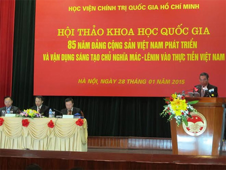 Đảng Cộng sản Việt Nam phát triển và vận dụng sáng tạo chủ nghĩa Mác - Lê-nin vào thực tiễn