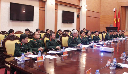 Hội nghị Ban soạn thảo Pháp lệnh Quân nhân chuyên nghiệp, công nhân quốc phòng
