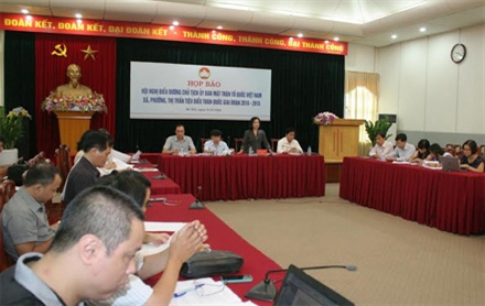 Họp báo giới thiệu Hội nghị biểu dương Chủ tịch UB MTTQ xã, phường, thị trấn tiêu biểu toàn quốc