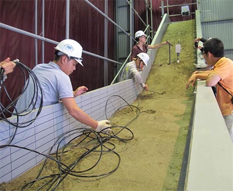 Thí nghiệm mô phỏng trượt đất đầu tiên ở Việt Nam