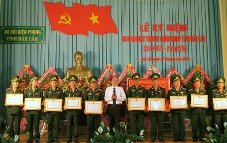 Bộ đội Biên phòng tỉnh Đắc Lắc kỷ niệm 40 năm Ngày truyền thống