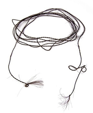 Sợi dây phơi tết bằng tóc