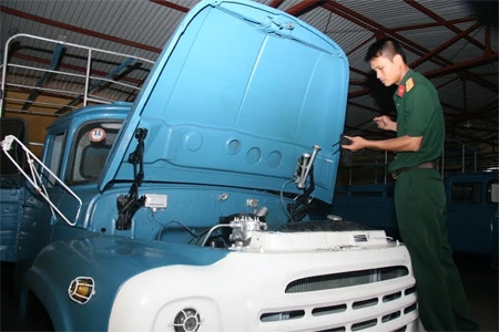 Chàng lái xe đạt giải nhất toàn quân